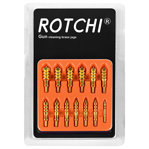 13-पीसी पॅक गन क्लीनिंग ब्रास जॅग्स सेट, ब्लिस्टर कार्ड पॅकेज