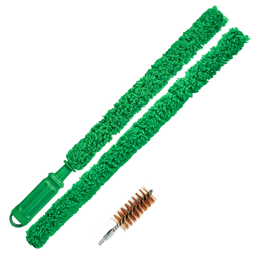 फ्लॉकिंग फायबर (सिंथेटिक) शॉटगन क्लीनिंग आरामदायक हँडलसह पाहिजे. 12/16Ga, किंवा 20Ga. 2pcs पॅक, 930mm कार्यरत लांबी.