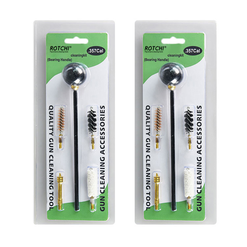 हँडगन किंवा पिस्तूलसाठी गन क्लीनिंग किट बेअरिंग बॉल हँडल