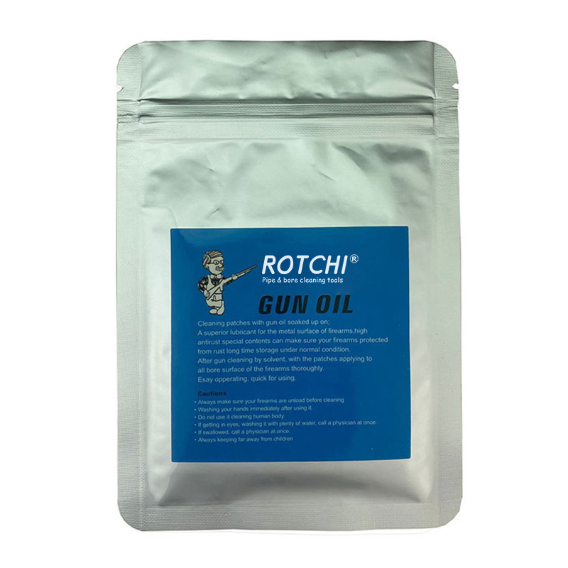 पॅक्ड ऑइल शोषून गन क्लीनिंग पॅचेस